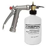 Chapin International G362 Chapin Professional All Purpose Hose End Sprayer with Metering Dial for Fertilizer, Herbicides and Garden Pesticides, Translucent White