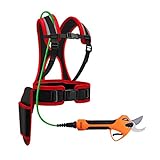 Cekegon Electric Pruning Shears with Backpack, Battery-Operated Tree Pruner with 35mm Cutting Diameter, Rechargeable Garden Shears Pruning for Yard and Orchard