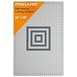 Fiskars Self Healing Cutting Mat with Grid for Sewing, Quilting, and Crafts - 24'x36” Grid - Gray