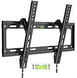 USX Mount Tilting UL Listed TV Wall Mount Low Profile for Most 26-60' Flat Screen LED, LCD, Curved TVs, Tilt Bracket VESA 400x400mm- Holds Up to 99lbs, Easily Lock and Release to Mount on 12' 16' Stud