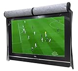 A1Cover Outdoor 55' TV Set Cover,Scratch Resistant Liner Protect LED Screen Best-Compatible with Standard Mounts and Stands (Black) …
