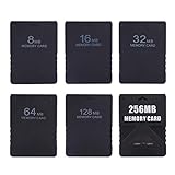 256M PS 2 Memory Card, 256M Memory Card High Speed for PS2 Console Games Accessories(256 M)