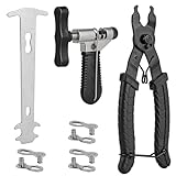 COTOUXKER Bike Chain Tool, Bicycle Chain Tool with Master Link Plier Chain Breaker and Chain Checker for Bike Chain Link Removal Repair