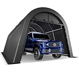 K Knowbody 12x20ft Portable Garage,Heavy Duty Carport with All-Steel Metal Frame, Car Port for Automobiles,Truck,Boat,Outdoor Storage Shelter,Anti-Snow Car Canopy