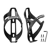 Corki Cycles Bike Water Bottle Holder, Right Side Load Bicycle Water Bottle Cage for Road & Mountain Bikes Black 2-Pack