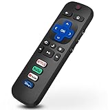 LOUTOC RC280 RC282 Universal Replacement Compatible with TCL-Roku-TV-Remote, Compatible with Roku Hisense, Philips, ONN, Hitachi, Element, Haier, LG, Sanyo, JVC TVs