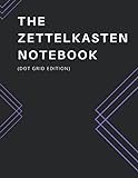 The Zettelkasten Notebook: 8.5 x 11' soft cover book, 200 pages - one Zettel Note per page with DOT GRID, quick note-taking section. Record notes now and update your Zettelkasten system later.