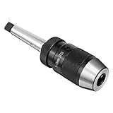 uxcell Keyless Drill Chuck MT2 Morse Taper Mount Adjustable 1/32'-1/2' (1mm-13mm) 3-Jaw for Lathes Milling Drilling Machine