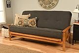 Kodiak Furniture 8' Full Size Spring Futon Mattress Replacement, Sleeper Sofa Bed Mattress, Linen Charcoal