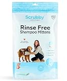 ScrubbyPet No Rinse Pet Wipes- Use Pet Bathing, Pet Grooming Pet Washing, Simple to Use,Just Lather, Wipe, Dry. Excellent Sensitive Skin. The Ideal Pet Wipes Bathing Your Pet Dog Cat.