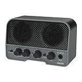 LEKATO Mini Guitar Amp, Rechargeable Amplifier Electric Guitar 5W, Clean and Overdrive,Bluetooth Guitar Amp Portable Guitar Amp for Daily Practice,Black