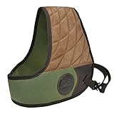 WAYNE'S DOG Ambidextrous Shooting Recoil Field Shields, Solid Fit and Thick Padding for Outdoor, Range, Shooting and Hunting (Right Handed - Green)