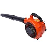 Handheld Gas Blower, 2-Stroke Gas Powered Leaf Blower, 750W 25.4cc Gasoline Grass Sweeper for Lawn Care, Snow Blowing & Yard Cleaning, Heavy Duty Grassland Cleaning Machine