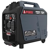 A-iPower Portable Inverter Generator, 2300W RV Ready, EPA & CARB Compliant CO Sensor, Portable Ultra-Light Weight For Backup Home Use, Tailgating & Camping (SUA2301i)
