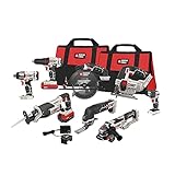 PORTER-CABLE 20V MAX Power Tool Combo Kit, 6-Tool Cordless Power Tool Set with 2 Batteries and Charger (PCCK619L8)