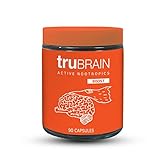 TruBrain Nootropic Capsules - Focus, Energy, Clarity. Fast Absorbing Nootropics Capsules | Brain Boosters | Improve Memory | Stop Procrastination (Strong)