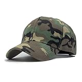 Utmost Structured Baseball Cap with Adjustable Closure - Performance Hat for Outdoor Activities and Custom Embroidery (1pc Camo Woodland)