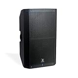 PRORECK SP-15 15-inch 1400W P.M.P.O Stereo Powered Speaker/Stage Monitor Speaker, 3 Channel Inputs PA Speaker with Bluetooth/DSP Processor, for Church/Wedding/Conference/Ballroom etc.