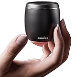comiso Small Bluetooth Speaker with Stereo Sound, Punchy Bass Mini Speaker with Built-in-Mic, Hands-Free Call, Small Speaker with Brief Design. Portable Speaker for Hiking, Biking, Car, Gift, iPhone.