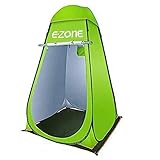 Pop Up Shower Tent Instant Portable Outdoor Privacy Tent, Camp Toilet, Changing Room, Rain Shelter with Window – for Camping and Beach – Easy Set Up, Foldable with Carrying Bag (Green)