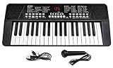 TWFRIC Beginners Piano Keyboard 37 Keys Portable Electronic Keyboard Piano Built-in Rechargeable Battery Kids Piano with Headphone Jack Learning Musical Instruments Gifts for 3 4 5 6 7 Boys Girls