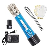 Electric Fish Scaler Set，Powerful Fish Scaler Remover with 2600mAh rechargeable batteries，Fish Cordless Dynamic Fish Scaler Easily Remove fishscales without Fuss Or Mess