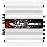 Taramps Bass 400 2 Ohms Monoblock Amplifier 400 Watts Rms 1 Channel 14.4VDC Out Power Full Range, Great for Sub/Bass - Rca/High Level Input, Car Audio