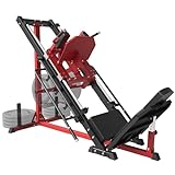 SPART Leg Press Machine, Leg Press Hack Squat Combo with Linear Bearing, 1800LBS Heavy Duty Lower Body Special Weight Machine for Glute, Ham and Thigh in Home Gym