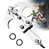 Fiegle Large Grappling Hook, Stainless Steel Gravity Hook Multifunctional Tool for Climbers, Grappler Hook with 200 KG Load Capacity, Climbing Claw Ideal for Outdoor Adventure, Rescue Vehicle Traction