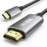 UANTIN USB C to HDMI Cable 6Ft | 4K High-Speed USB 3.1 Type-C to HDMI 2.0 Cord [Thunderbolt 3/4 Compatible] with MacBook Pro/Air,Galaxy S8 to S23,iPhone 15/Pro/Plus/Max,iPad Pro, iMac, Surface