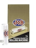 JOB Cigarette Rolling Machine (12-Pack) 79mm for 1 1/4 Size Rolling Papers - Easy to Use, Compact Hand-Held Roller Machine