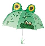 Kids Umbrella - Childrens 18 Inch Rainy Day Umbrella - Frog