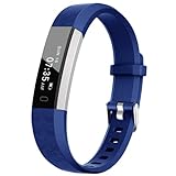 BIGGERFIVE Slim Fitness Tracker Watch for Kids Girls Boys Teens, Waterproof Activity Tracker with Pedometer, Calorie and Step Counter, Sleep Monitor, Silent Alarm Clock