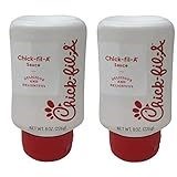 Chick-Fil-A Sauce 8 oz. Squeeze Bottle 2 Pack- Resealable Container for Dipping, Drizzling, and Marinades (Chick-Fil-A)
