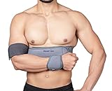 WC-Left Right Shoulder Immobilizer Arm Sling Elastic Brace for Clavicle Collar Bone Dislocation Subluxation Shoulder stabilizer Compression Brace After Rotator Cuff Surgery -Grey (Uni 30-41)Inch