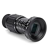 Directors Viewfinder, Acouto Director's Viewfinder VD-11X Professional Micro Director's Viewfinder with HD Multicoated Glass 11x Zoom Camera View Finder Phototgarphy Accessory Aluminum Body