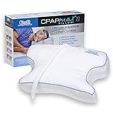 Contour CPAPMax 2-in-1 Cooling Plush CPAP Comfort Pillow - Reduce Air Leaks, Hose Tangles, Mask Discomfort & Adjust Thickness, for Side, Stomach, Back Sleepers, All Masks - Works 1st Night