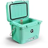 G 20QT Rotomolded Cooler: 5-Day Ice Retention, Commercial Grade, Food Safe, UV Protected, Dry Ice Compatible, with 15mm Gasket, Bottle Openers w/Low Profile Latches