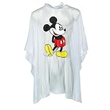 Jerry Leigh Disney Classic Mickey Mouse Rain Poncho, Clear (Adult)