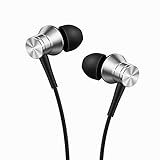 1MORE E1009-SV Piston Fit in-Ear Earphones Fashion Durable Headphones with 4 Color Options, Noise Isolation, Pure Sound, Phone Control with Mic for Smartphones/PC/Tablet, Silver