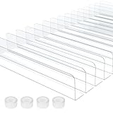 ODDMUCK 16 Pack Clear Toy Blockers for Furniture 17' L x 3.2' H Under Couch Blocker Adjustable Gap Bumper for Sofa Bed with 4 Strong Tapes