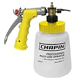 Chapin G364D Made in the USA 32 Ounce Professional Lawn and Garden Hose-End Sprayer With 16 Mixing Rations on the Metering Dial, Built-in Anti-Siphon, Translucent White