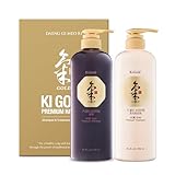 Daeng Gi Meo Ri- Ki Gold Premium Shampoo+Treatment Set, Effectively Moisture to Dry and Rough Hair, No Artificial Color, 780ml each