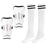 Soccer Shin Guard Youth Kid with Soccer Sock,Lightweight and Breathable Child Calf Protective Gear for Football Games,Shin Pads Soccer Equipment for 3-15 Years Old Boys Girl Toddler Teenagers
