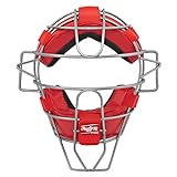 Rawlings Ultra Lightweight Adult Catcher's Face Mask, Scarlet