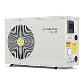 FibroPool Swimming Pool Heat Pump - FH120 20,000 BTU - for Above and In Ground Pools and Spas - High Efficiency, All Electric Heater - No Natural Gas or Propane Needed