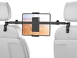 Car Tablet Holder Mount for iPad: Headrest Tablet Stand for Car Back Seat Compatible with iPad Pro Air Mini | Galaxy Tab | Kindle Fire HD | Switch OLED or Other 4.7-12.9' Devices