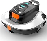 Vidapool Orca Cordless Robotic Pool Vacuum Cleaner,Portable Auto Swimming Pool Cleaning with LED Indicator,Self-Parking Technology Ideal for Above Ground Pools up to 861 Sq.Ft Lasts 90 Mins