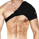 NEWGO Shoulder Ice Pack Rotator Cuff Cold Therapy, Reusable Ice Pack Wrap Shoulder Cold Pack with Extender Strap for Shoulder Tendonitis & Pain, Recovery after Shoulder Surgery