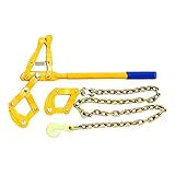 Nisorpa Chain Fence Strainer Electric Fence Energiser Repair Tool Barb Wire Puller Fence Stretcher Tensioner Heavy Duty Barbed Wire Strainer Capacity 2200lbs